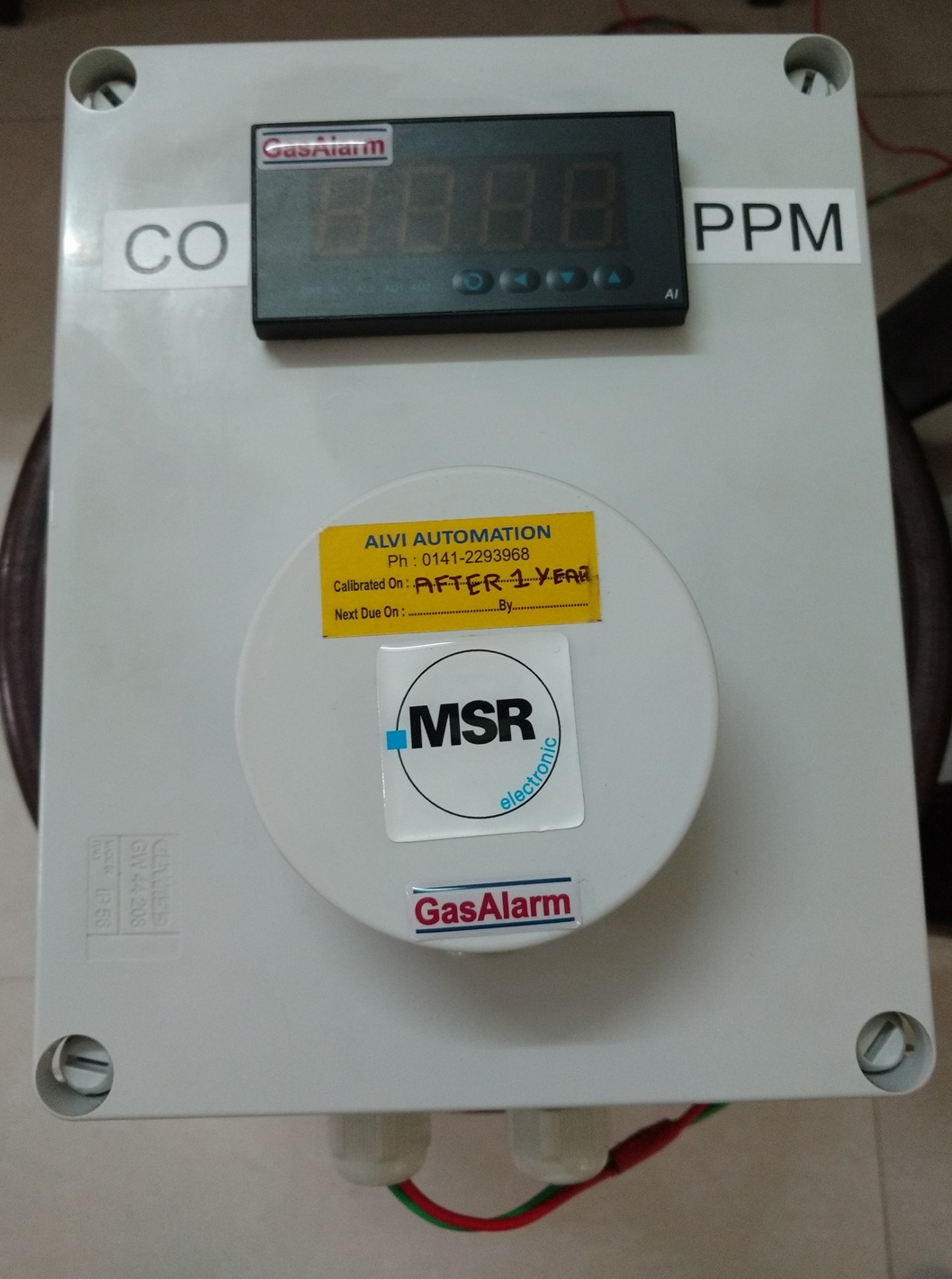 Carbon Monoxide Sensor/Detector and Transmitter  For Ventilation Control